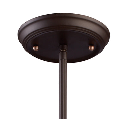 Norwich 8'' Wide 1-Light Mini Pendant - Oiled Bronze