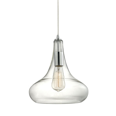 Orbital 10'' Wide 1-Light Mini Pendant - Polished Chrome