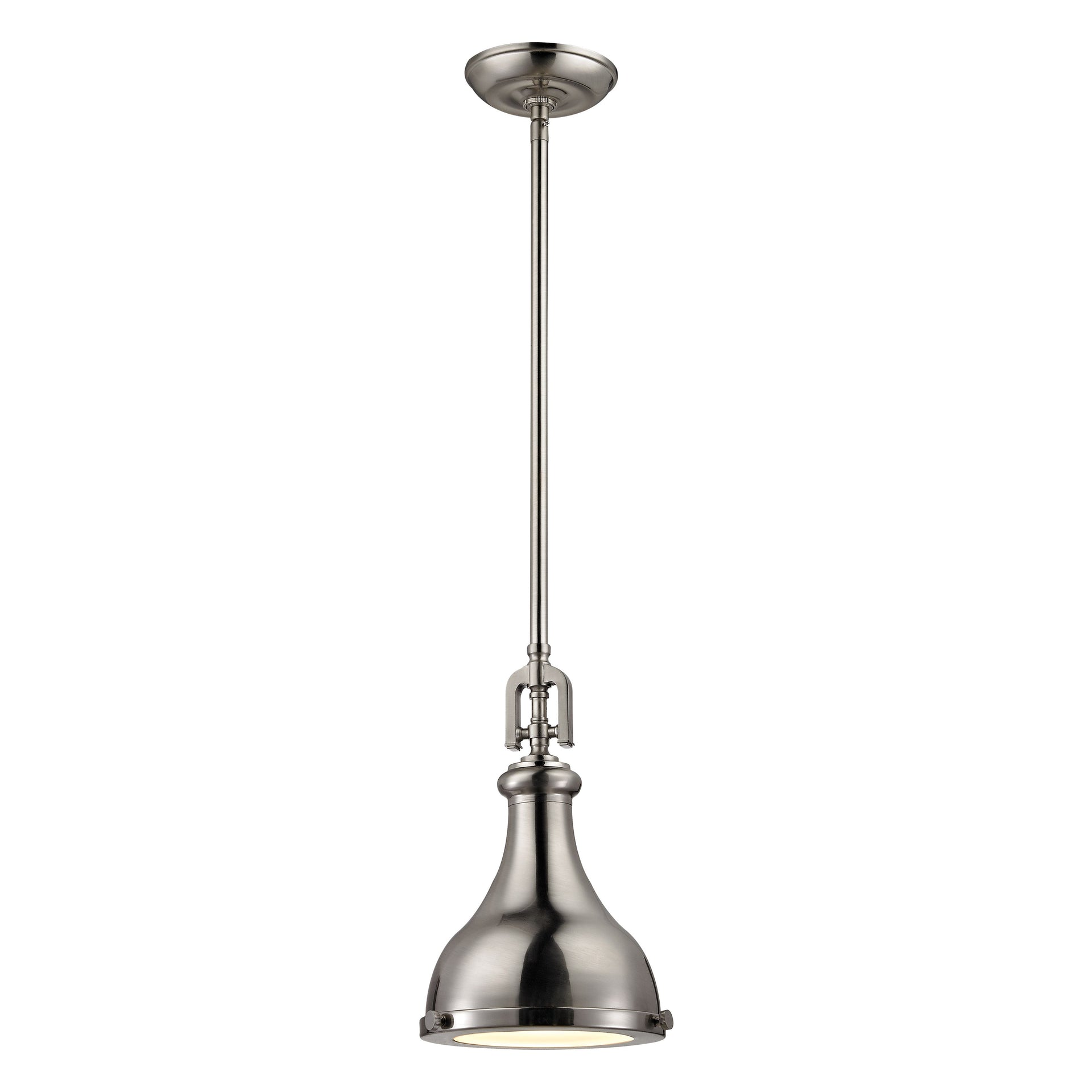 Rutherford 9'' Wide 1-Light Mini Pendant - Brushed Nickel