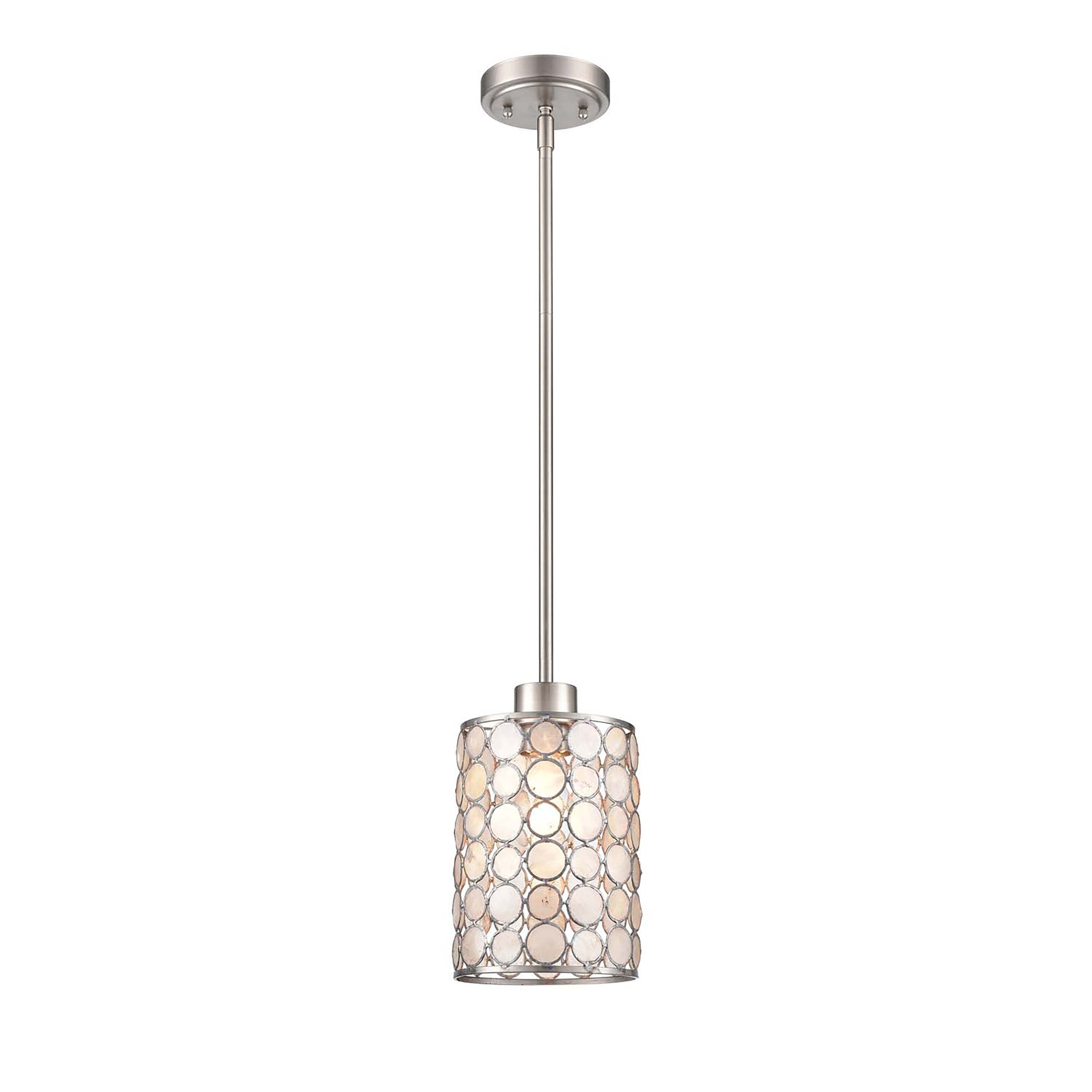 Sagamore 6'' Wide 1-Light Mini Pendant - Brushed Nickel