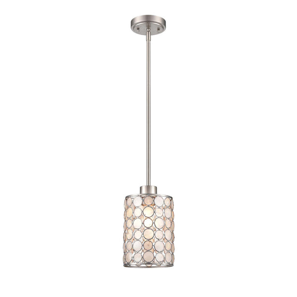 Sagamore 6'' Wide 1-Light Mini Pendant - Brushed Nickel