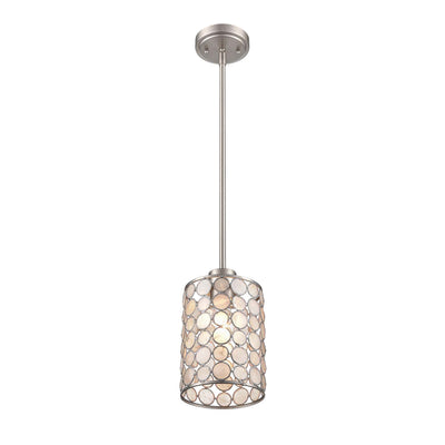 Sagamore 6'' Wide 1-Light Mini Pendant - Brushed Nickel