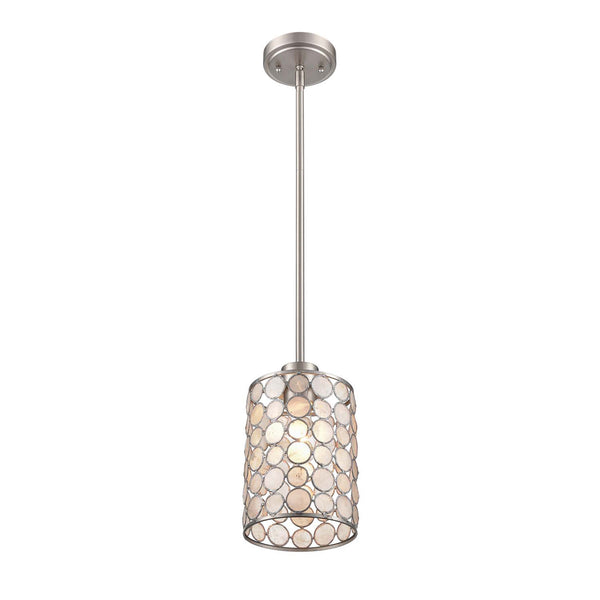 Sagamore 6'' Wide 1-Light Mini Pendant - Brushed Nickel