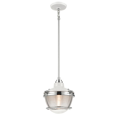 Seaway Passage 10'' Wide 1-Light Mini Pendant - Polished Nickel