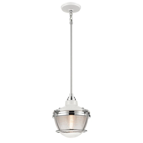 Seaway Passage 10'' Wide 1-Light Mini Pendant - Polished Nickel