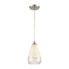 Sugarcoat 6'' Wide 1-Light Mini Pendant - Satin Nickel