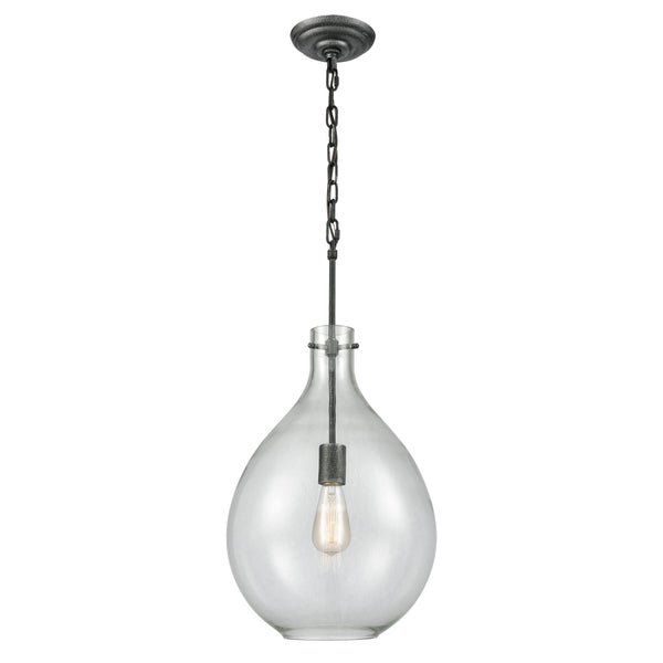 Sunderland 12'' Wide 1-Light Pendant - Silvered Graphite