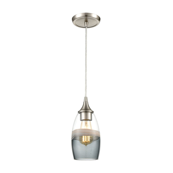 Sutter Creek 5'' Wide 1-Light Mini Pendant - Satin Nickel