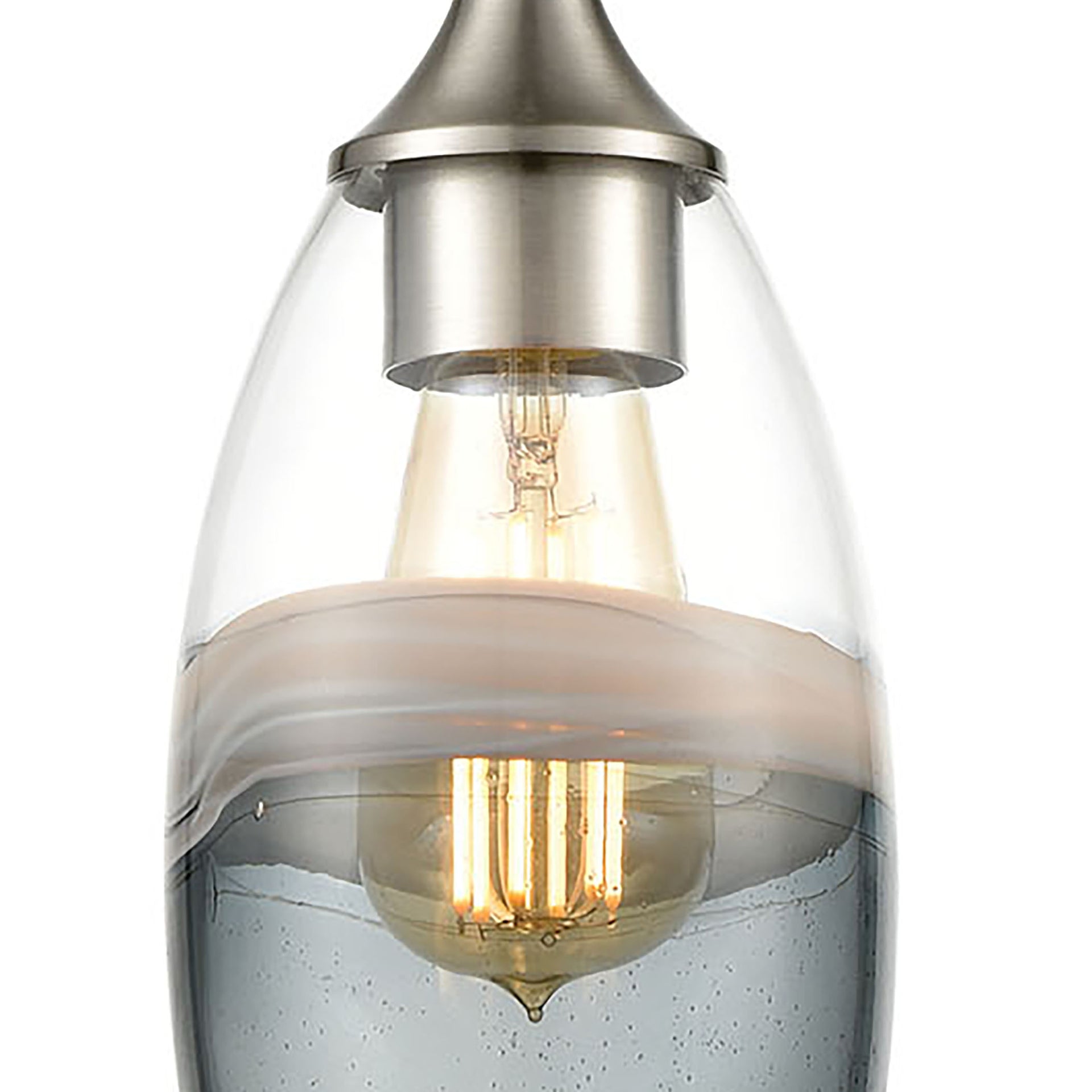Sutter Creek 5'' Wide 1-Light Mini Pendant - Satin Nickel