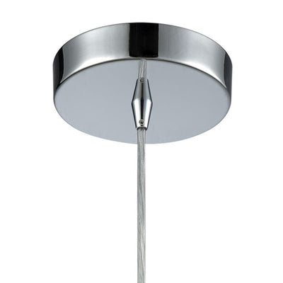 Watersphere 10'' Wide 1-Light Mini Pendant - Polished Chrome with Clear