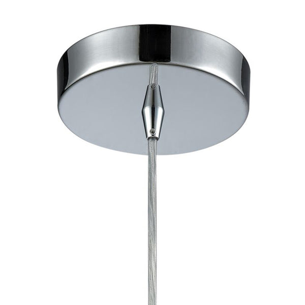 Watersphere 10'' Wide 1-Light Mini Pendant - Polished Chrome with Clear