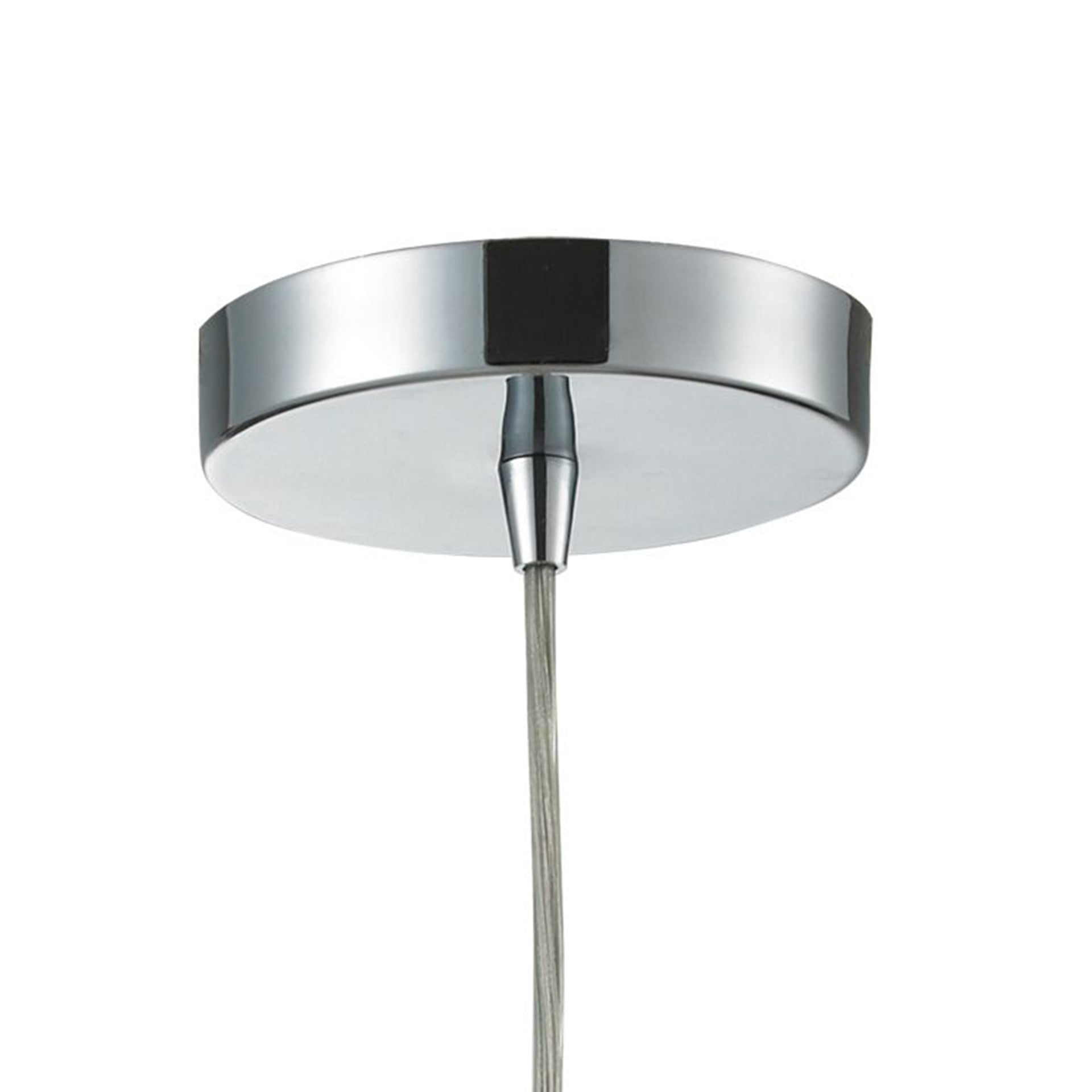 Watersphere 10'' Wide 1-Light Mini Pendant - Polished Chrome with Smoke