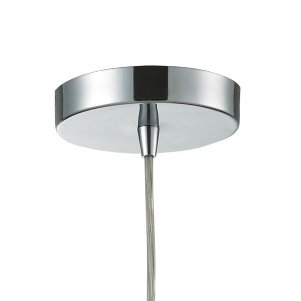 Watersphere 10'' Wide 1-Light Mini Pendant - Polished Chrome with Smoke