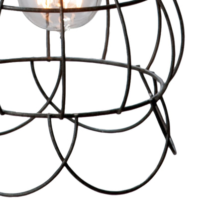 Wire 6'' Wide 1-Light Mini Pendant - Oil Rubbed Bronze