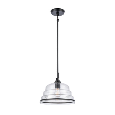Boyer 11'' Wide 1-Light Mini Pendant - Matte Black