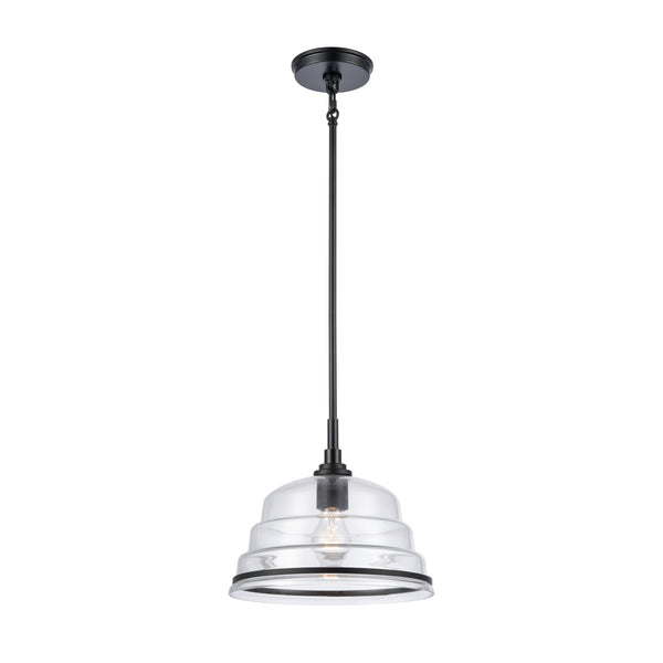 Boyer 11'' Wide 1-Light Mini Pendant - Matte Black