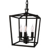Cage 10.25'' Wide 3-Light Mini Pendant - Matte Black