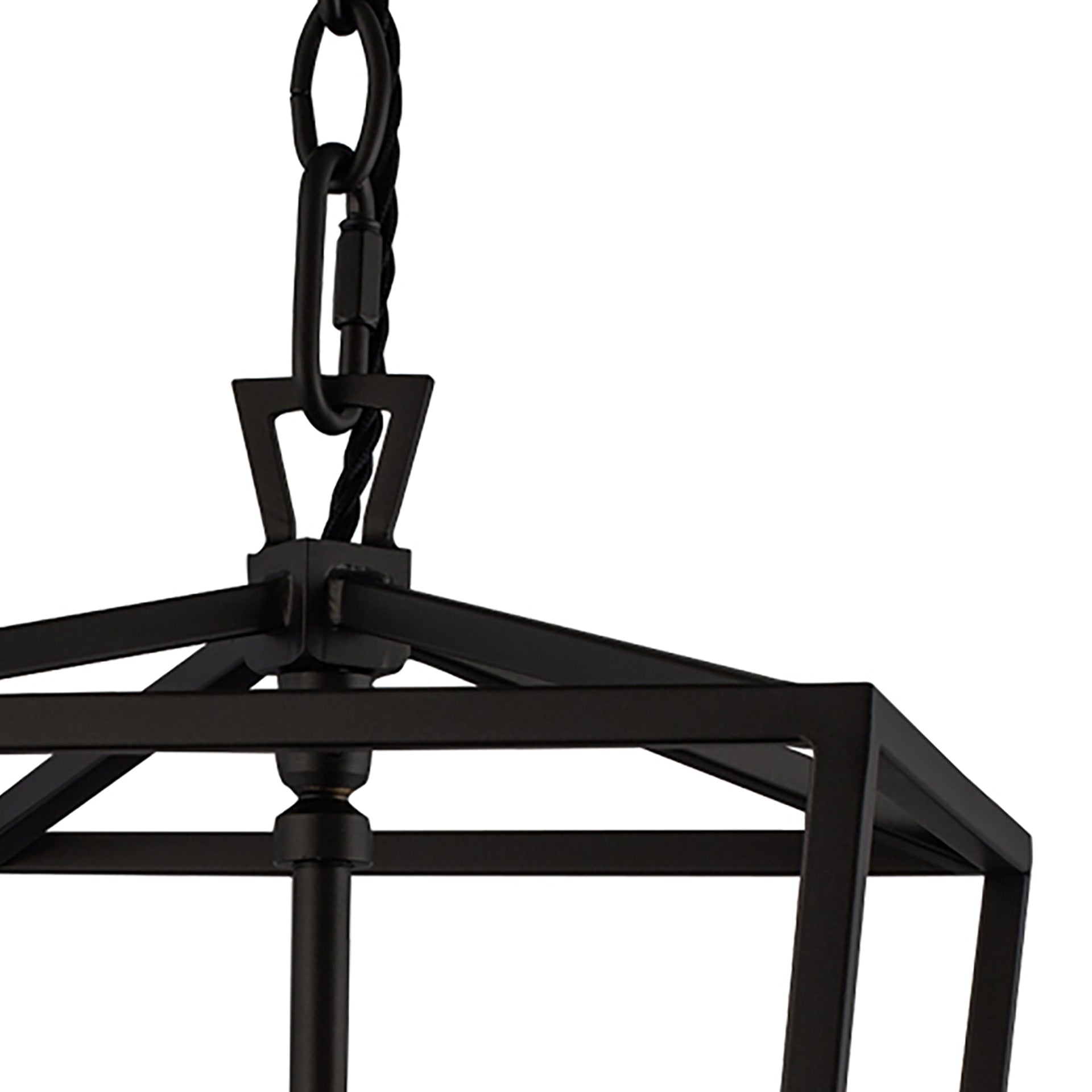 Cage 10.25'' Wide 3-Light Mini Pendant - Matte Black