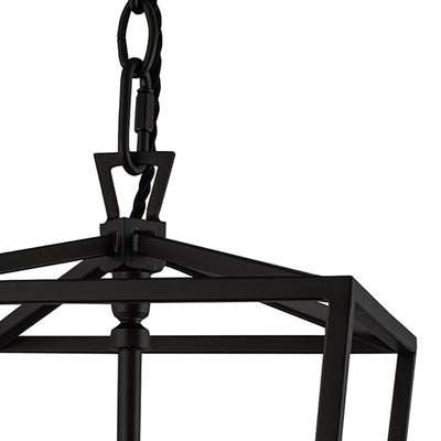 Cage 10.25'' Wide 3-Light Mini Pendant - Matte Black