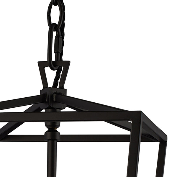 Cage 10.25'' Wide 3-Light Mini Pendant - Matte Black