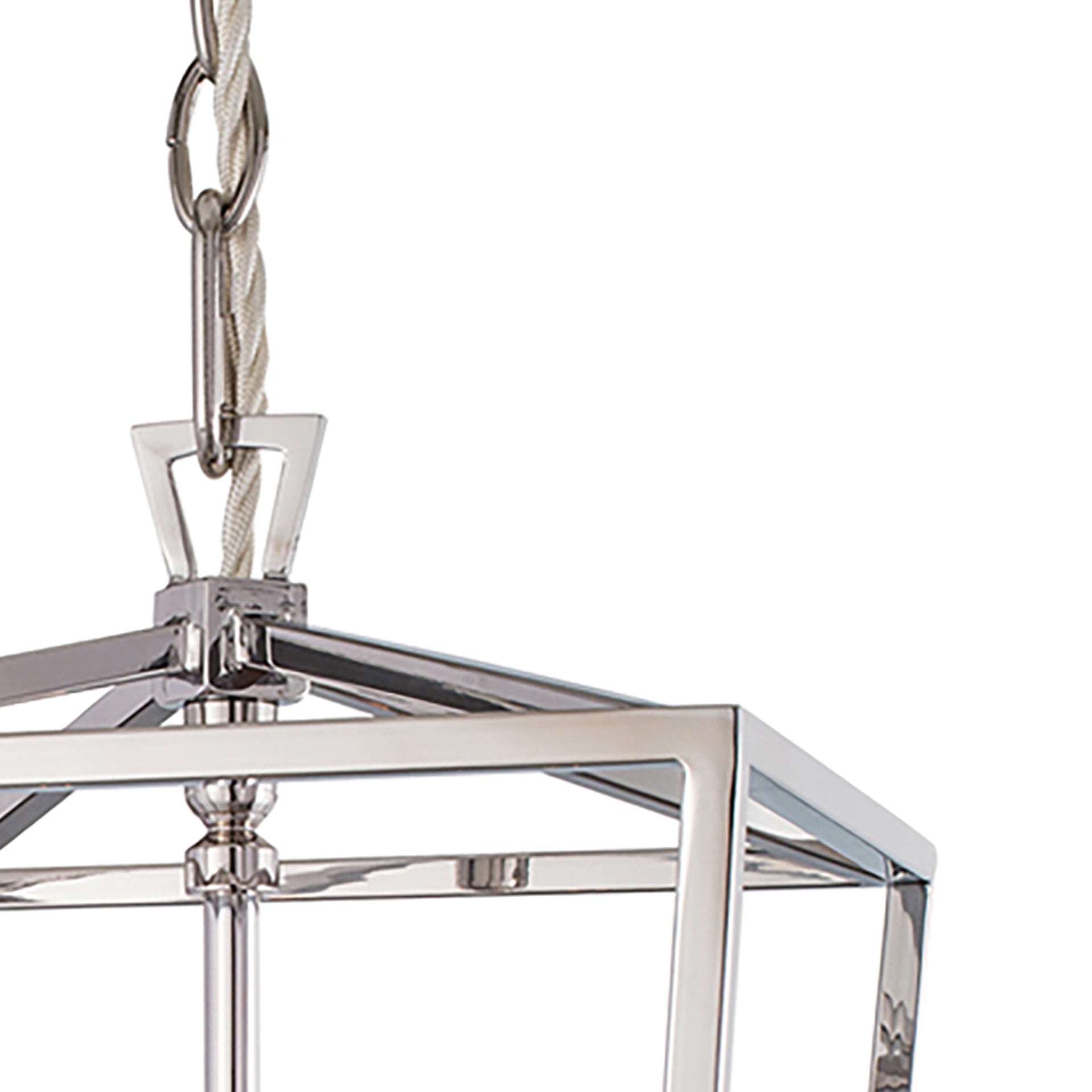 Cage 10.25'' Wide 3-Light Mini Pendant - Polished Nickel