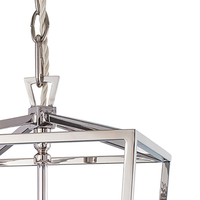 Cage 10.25'' Wide 3-Light Mini Pendant - Polished Nickel