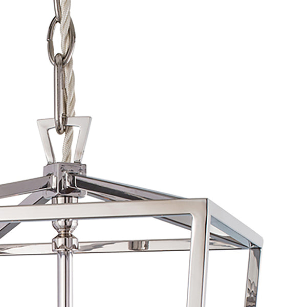 Cage 10.25'' Wide 3-Light Mini Pendant - Polished Nickel