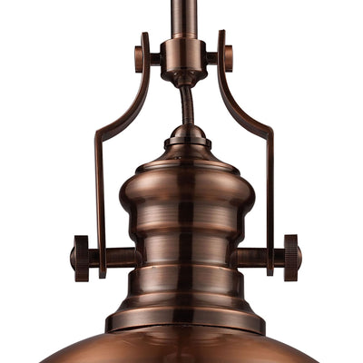 Chadwick 13'' Wide 1-Light Pendant - Antique Copper