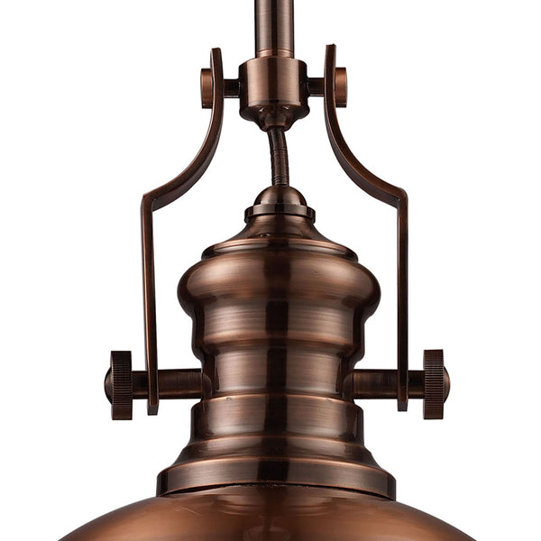 Chadwick 13'' Wide 1-Light Pendant - Antique Copper