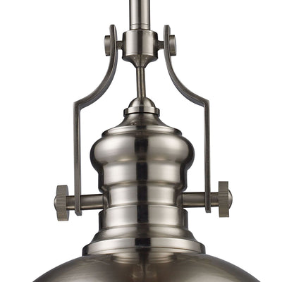 Chadwick 13'' Wide 1-Light Pendant - Satin Nickel