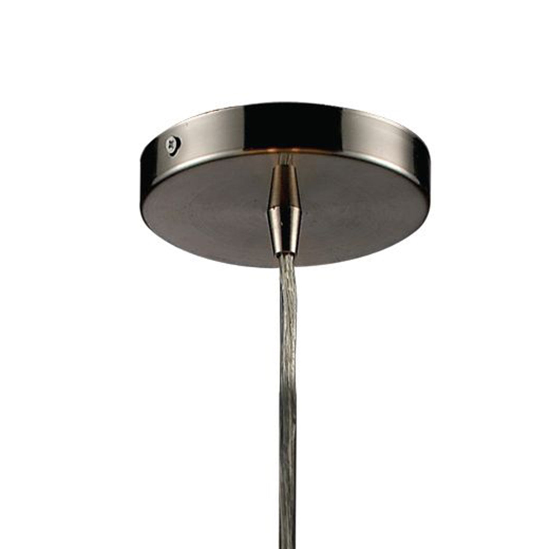 Fabric Cylinders 12'' Wide 4-Light Pendant - Satin Nickel