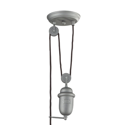 Farmhouse 14'' Wide 1-Light Pendant - Aged Pewter