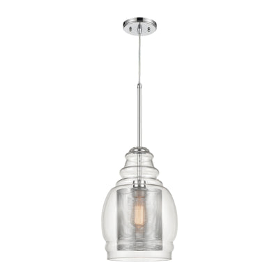 Herndon 11'' Wide 1-Light Pendant - Polished Chrome