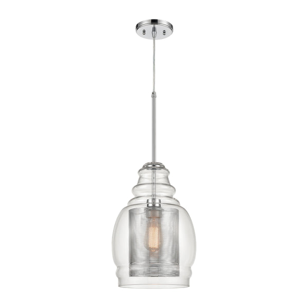 Herndon 11'' Wide 1-Light Pendant - Polished Chrome
