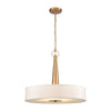 Leo 22'' Wide 4-Light Pendant - Brushed Gold