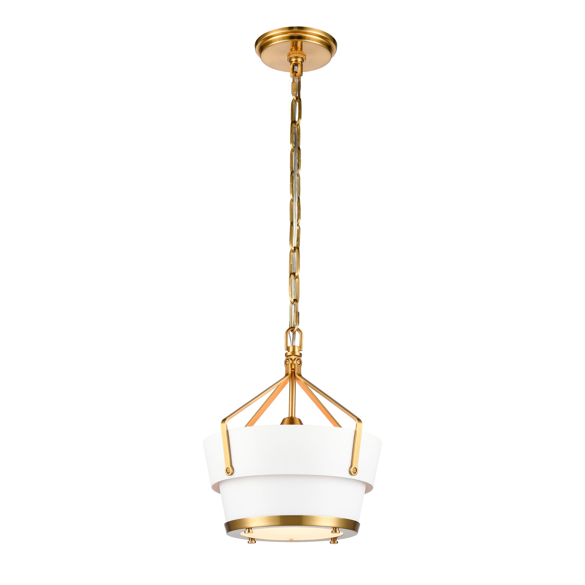 Marin 10.5'' Wide 1-Light Mini Pendant - Satin Brass