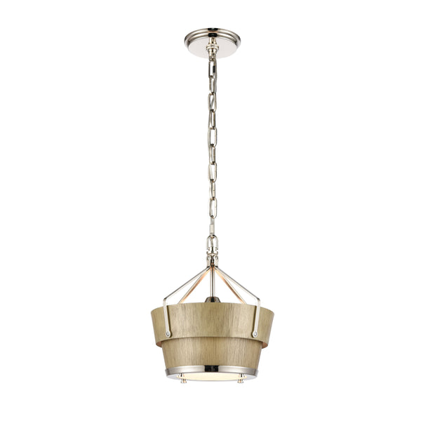 Marin 10.5'' Wide 1-Light Mini Pendant - Polished Nickel