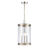 Mendoza 10.25'' Wide 3-Light Pendant - Polished Nickel