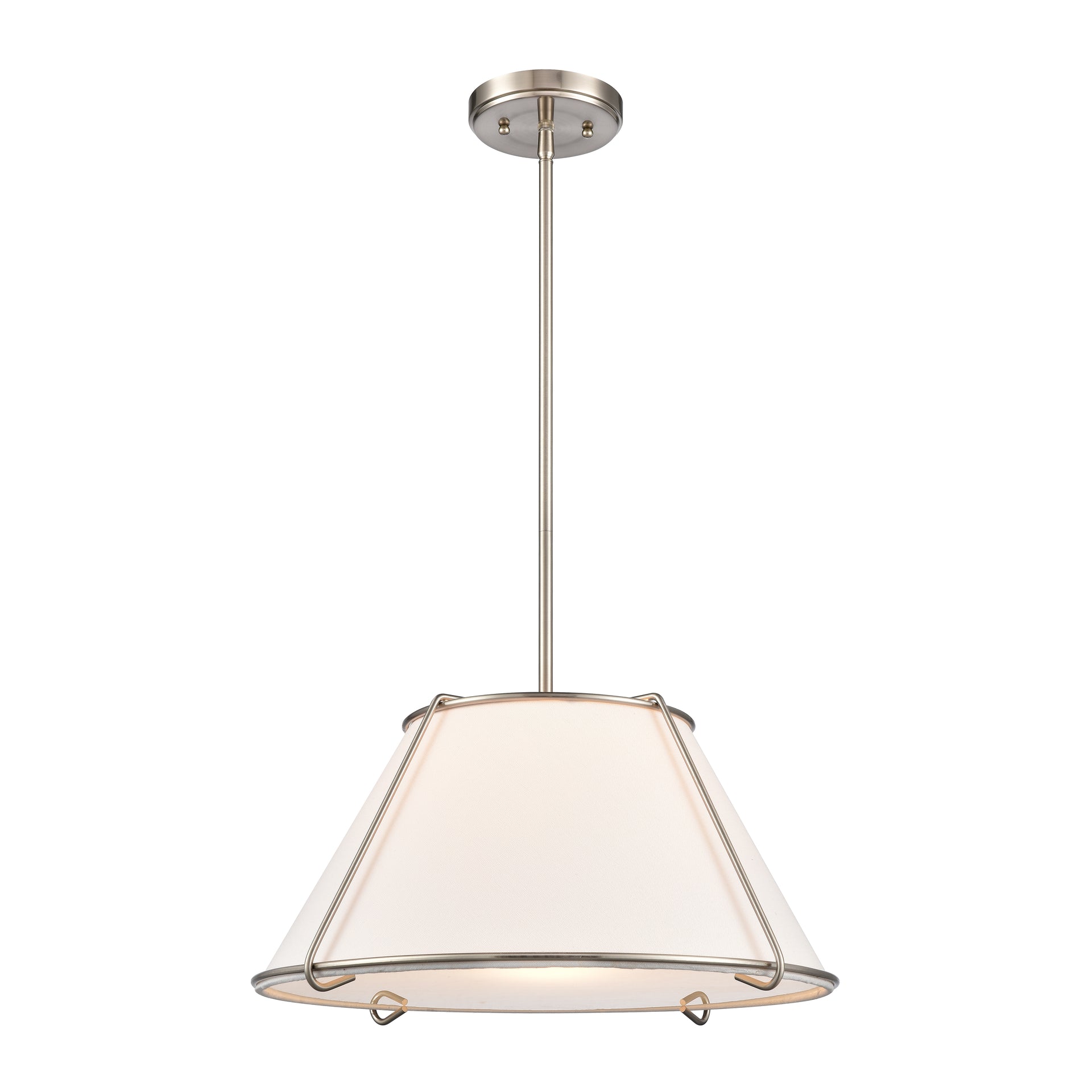 Regalia 18'' Wide 1-Light Pendant - Satin Nickel