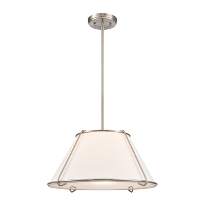 Regalia 18'' Wide 1-Light Pendant - Satin Nickel