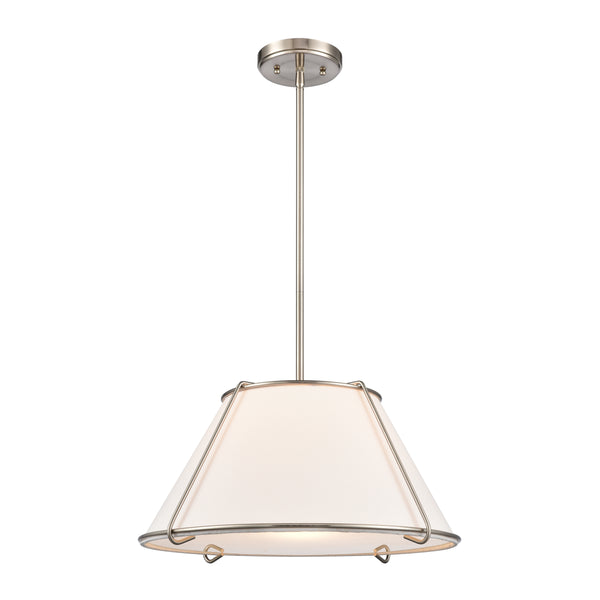 Regalia 18'' Wide 1-Light Pendant - Satin Nickel