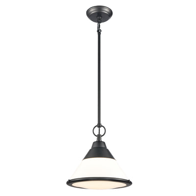 Sven 12'' Wide 1-Light Mini Pendant - Matte Black