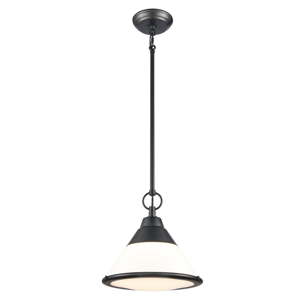 Sven 12'' Wide 1-Light Mini Pendant - Matte Black