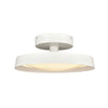 Nancy 13.75'' Wide LED Semi Flush Mount - Matte White