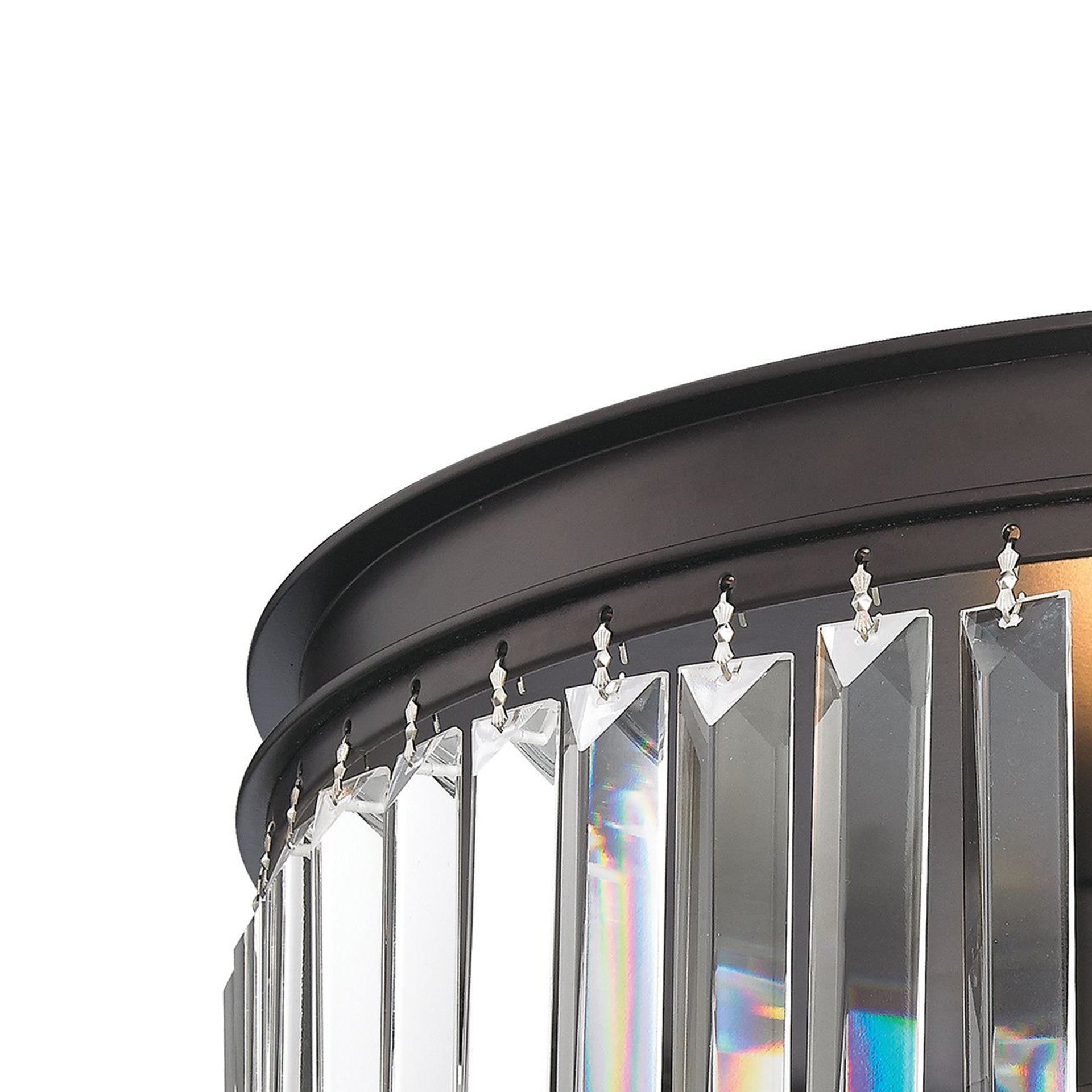 Palacial 19'' Wide 3-Light Semi Flush Mount - Oil Rubbed Bronze