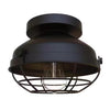 Ringley 8.5'' Wide 1-Light Semi Flush Mount - Matte Black - Matte Black