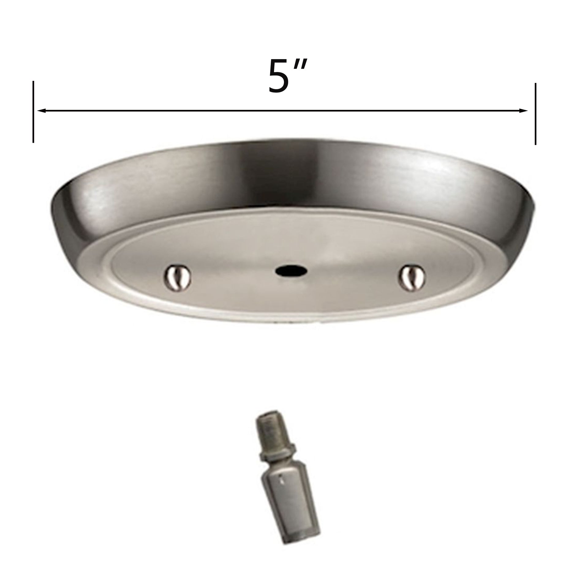 Rod Kit 1x6-inch 2x12-inch Extensions - Satin Nickel
