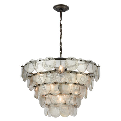 Airesse 25'' Wide 9-Light Chandelier - Brushed Slate