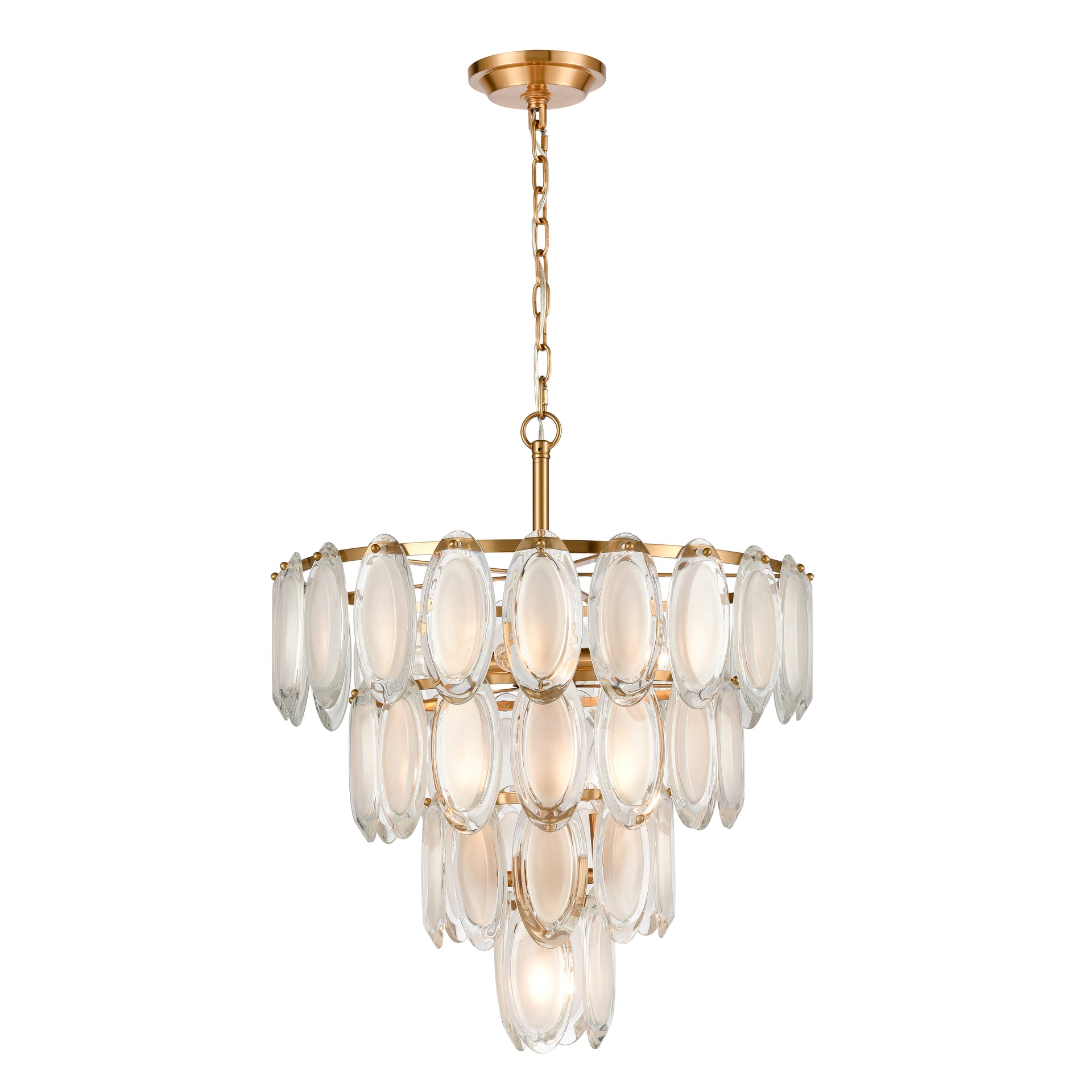 Curiosity 20'' Wide 8-Light Chandelier - Aged Brass