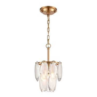 Curiosity 9'' Wide 1-Light Mini Pendant - Aged Brass